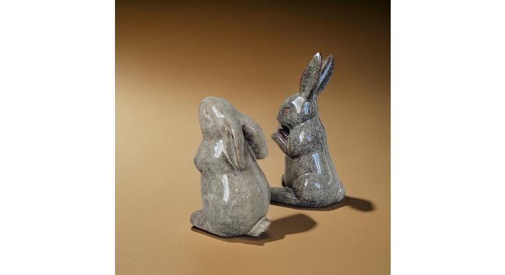 Ceramic Rubbit for Easter Decorations