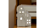 European Style Ceramic House Candle Lattern