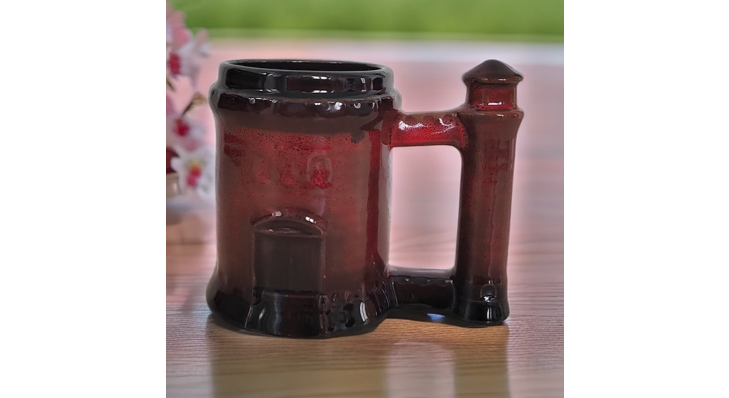 Ceramic Mug in Castle-shaped