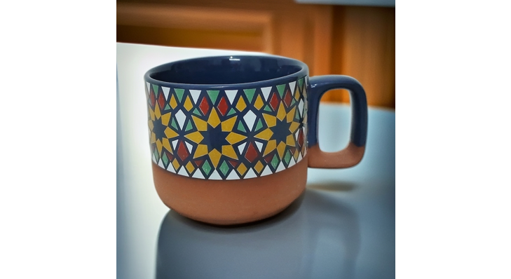 Nordic Retro terra-cotta Coffee Cup
