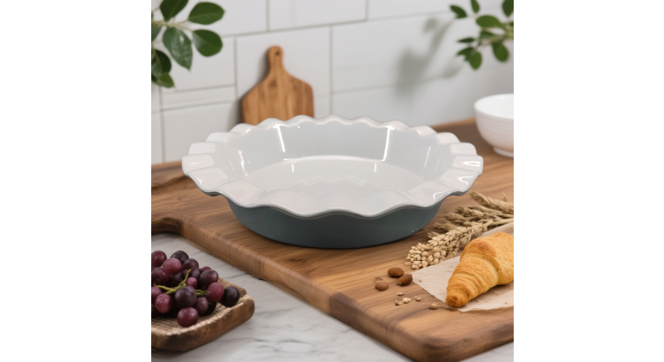 Round Ceramic Pie Dish