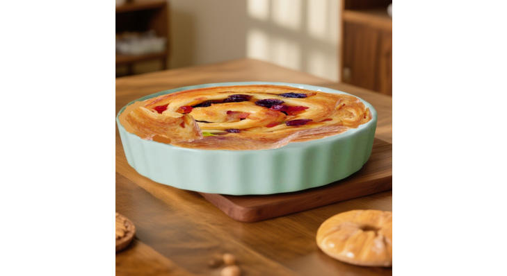 Round Ceramic Pie Dish