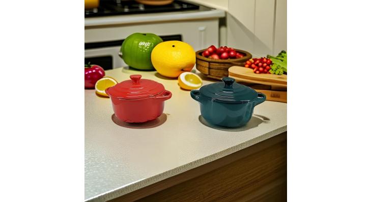 Round Ceramic Casserole